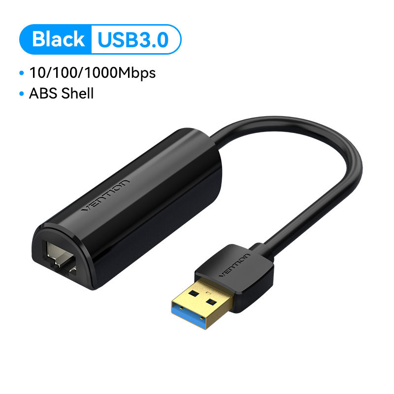 Vention Bộ Chuyển Đổi Ethernet USB Thẻ Mạng USB 3.0 Sang USB RJ45 Lan Cho Windows 10 Xiaomi Mi Box 3