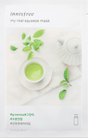 Mặt Nạ Giấy Innisfree 20Ml - Green Tea Aloe