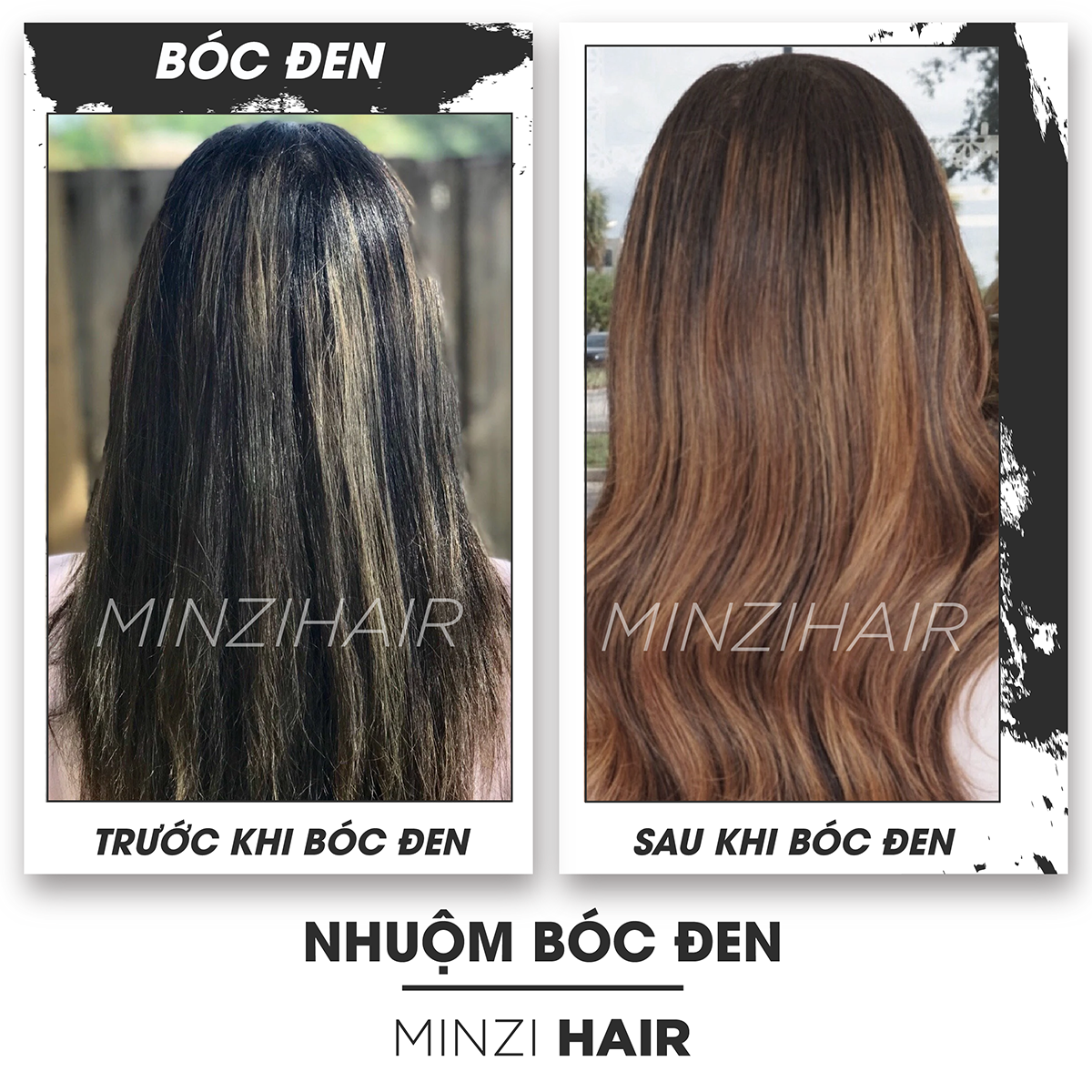 Thuốc Nhuộm Bóc Đen - Chuyên Dùng Cho Tóc Nhuộm Đen Tẩy Không Lên Màu [Hot]