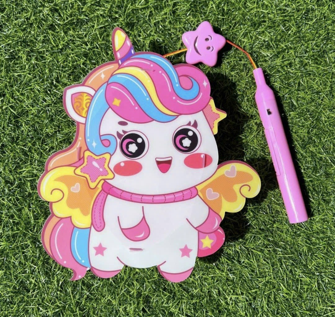 Lồng đèn trung thu cho bé lồng đèn nhựa PVC cute lồng đèn labubu dễ thương có nhạc kèm pin - Happy L
