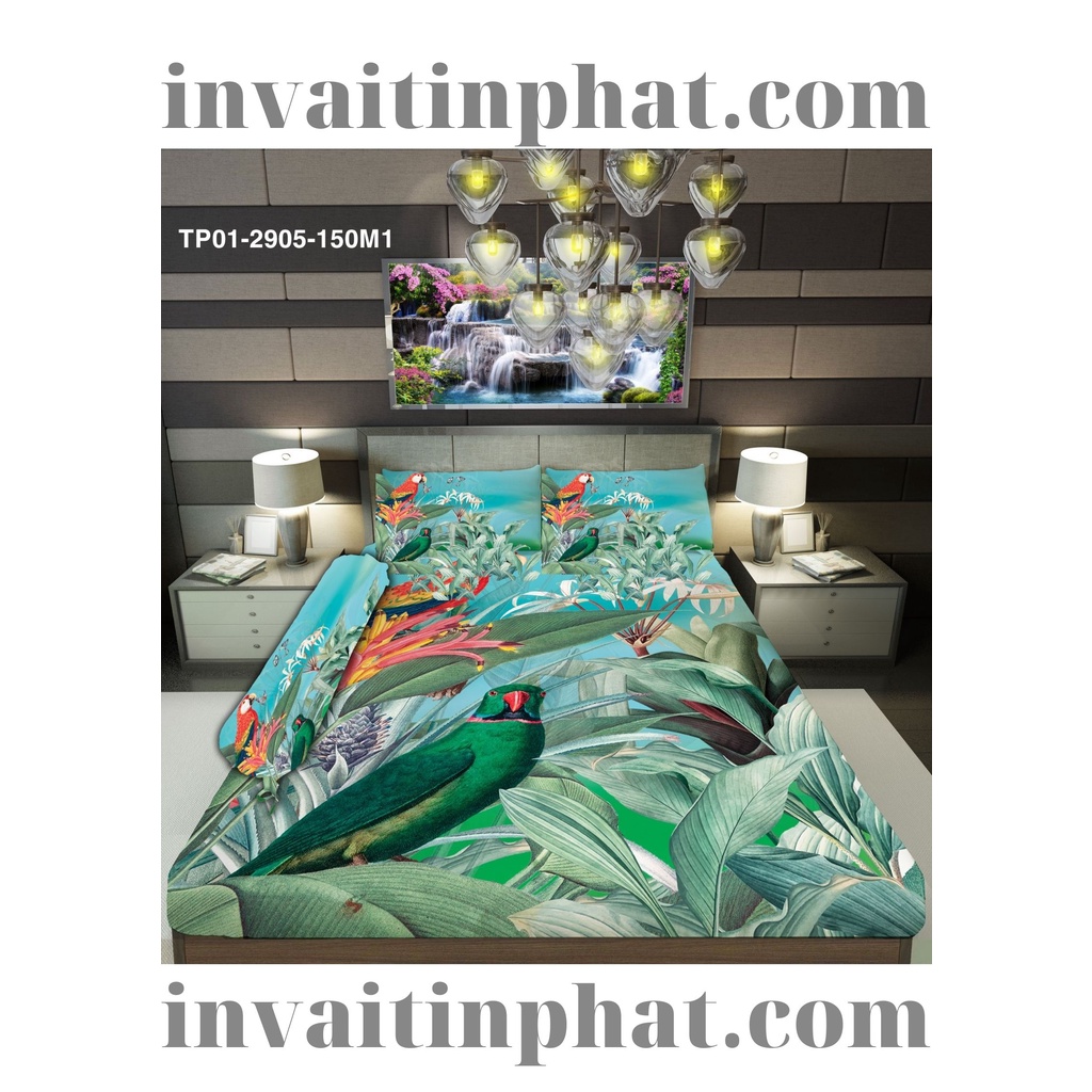 BỘ DRAP THUN LẠNH 5D THÁI LAN CAO CẤP