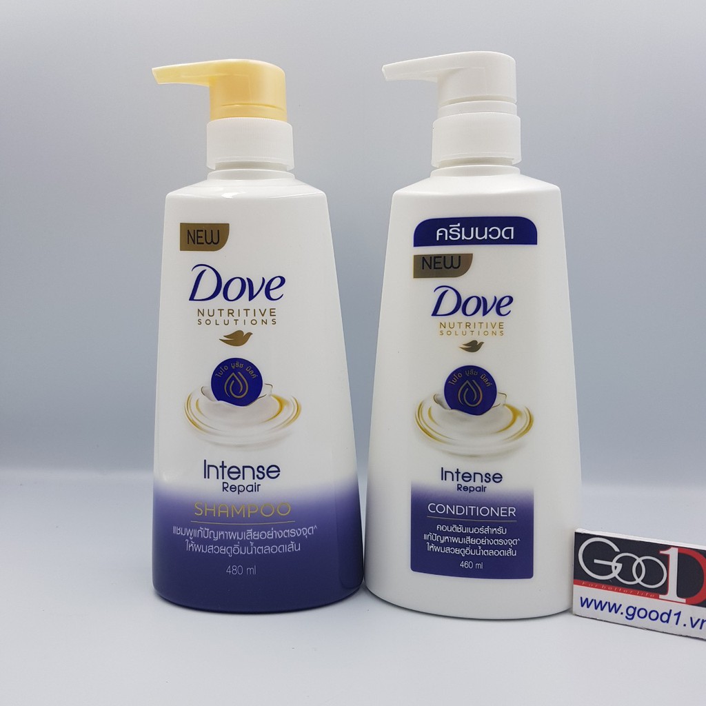 Dầu Gội Đầu Dove 480Ml Intense Repair - Hàng Nội Địa Thái Lan