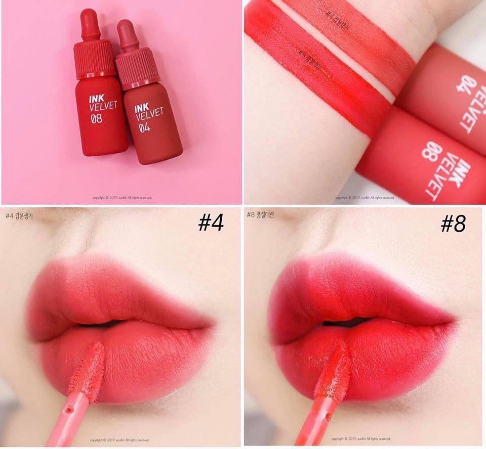 SON INK VELVET 16 MÀU MẪU CŨ VÀ MỚI