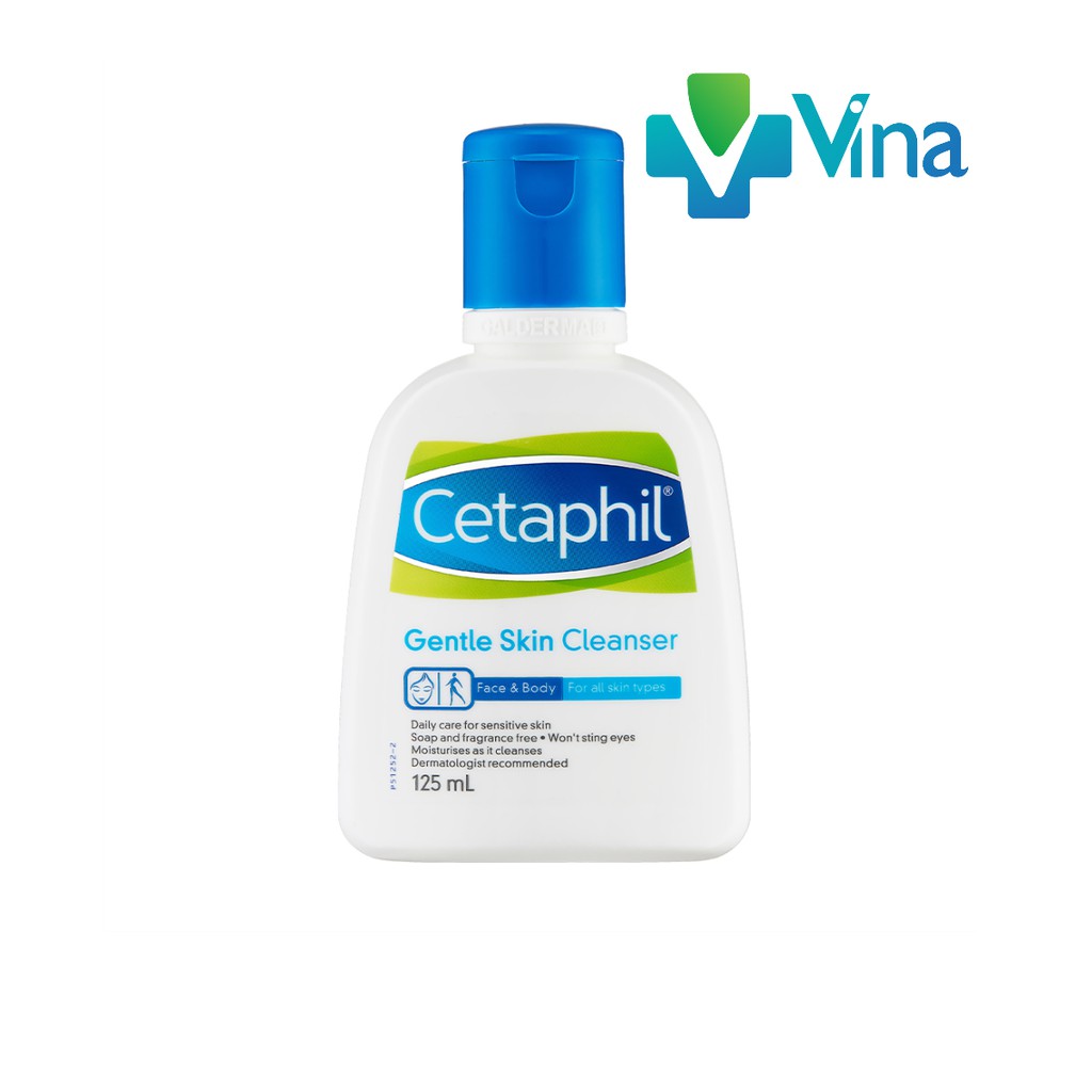 [HCM]Sữa Rửa Mặt Dịu Nhẹ Cetaphil Gentle Skin Cleanser 125ml