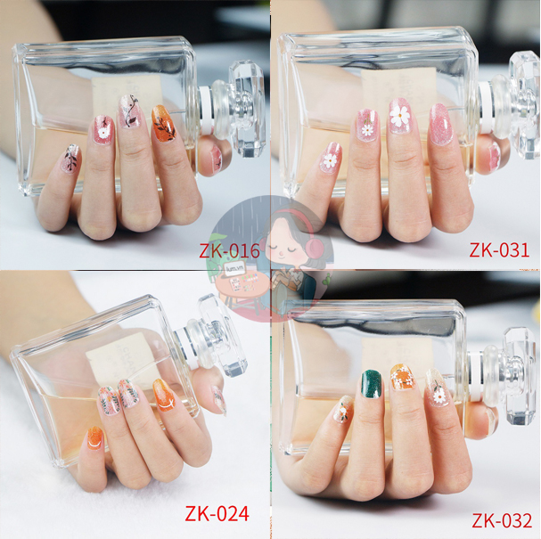 [Hcm][Video Thực Tế] Dán Móng Tay - Nail Sticker - 14 Miếng Đủ Size - Đa Dạng Phong Cách - Cực Nhiều Mẫu