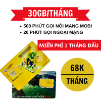 Sim 4G Gmobile GM68 Tặng 1 Tháng Dùng Mạng Tốc Độ Cao 30GB/Tháng (1GB/Ngày) + 520 Phút Gọi Nội/Ngoại Mạng Mỗi Tháng | FREESHIP - CHƯA KÍCH HOẠT
