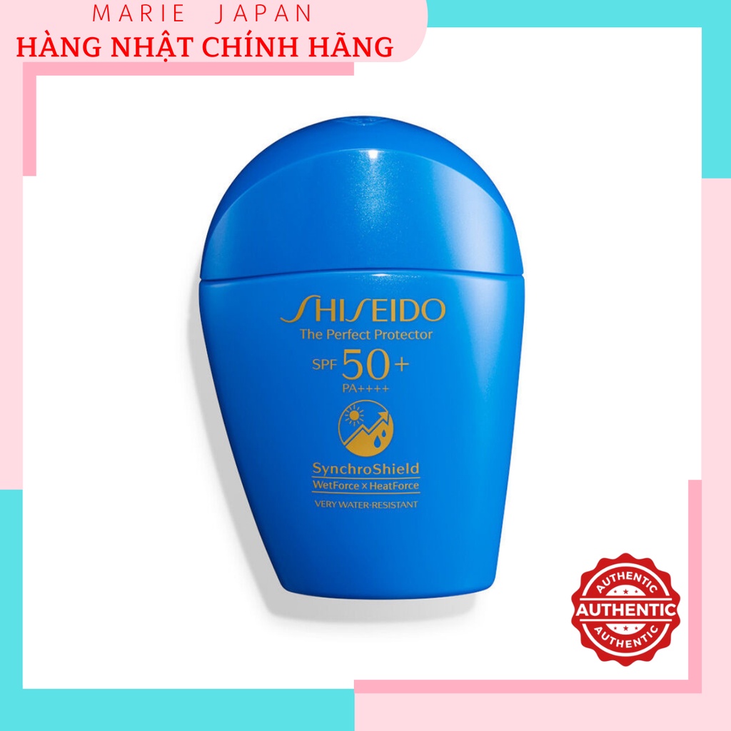 [Hcm]Kem Chống Nắng Dưỡng Da Cao Cấp Shiseido The Perfect Protector Spf50+ Pa++++ 50Ml