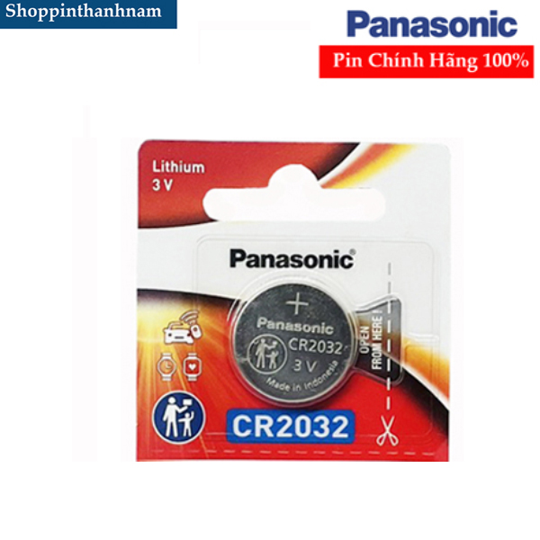 Pin CR2032 Panasonic Lithium 3V Chính Hãng Dung Lượng Cao