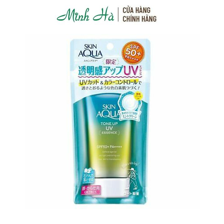 Kem Chống Nắng Nâng Tone Skin Aqua Tone Up Uv Essence Spf 50+ Pa++++ 80Ml Dành Cho Da Nhạy Cảm