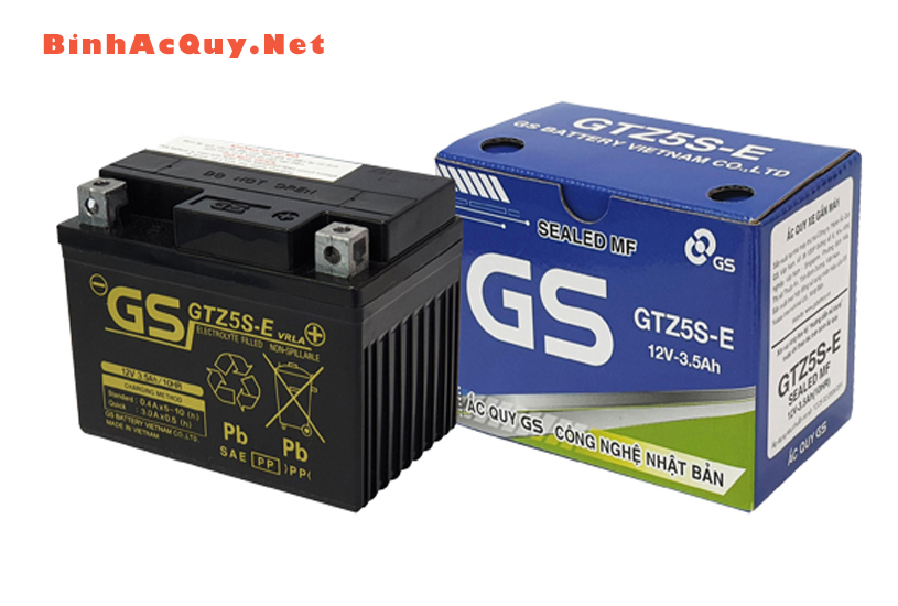 ẮC QUY XE MÁY GTZ5SE (12V - 3.5Ah) cho xe Future Air Blade Vison Wave