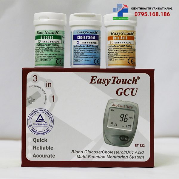 Que Thử Tiểu Đường Cho Máy Đo Rossmax Easy Touch Hộp 25 Que