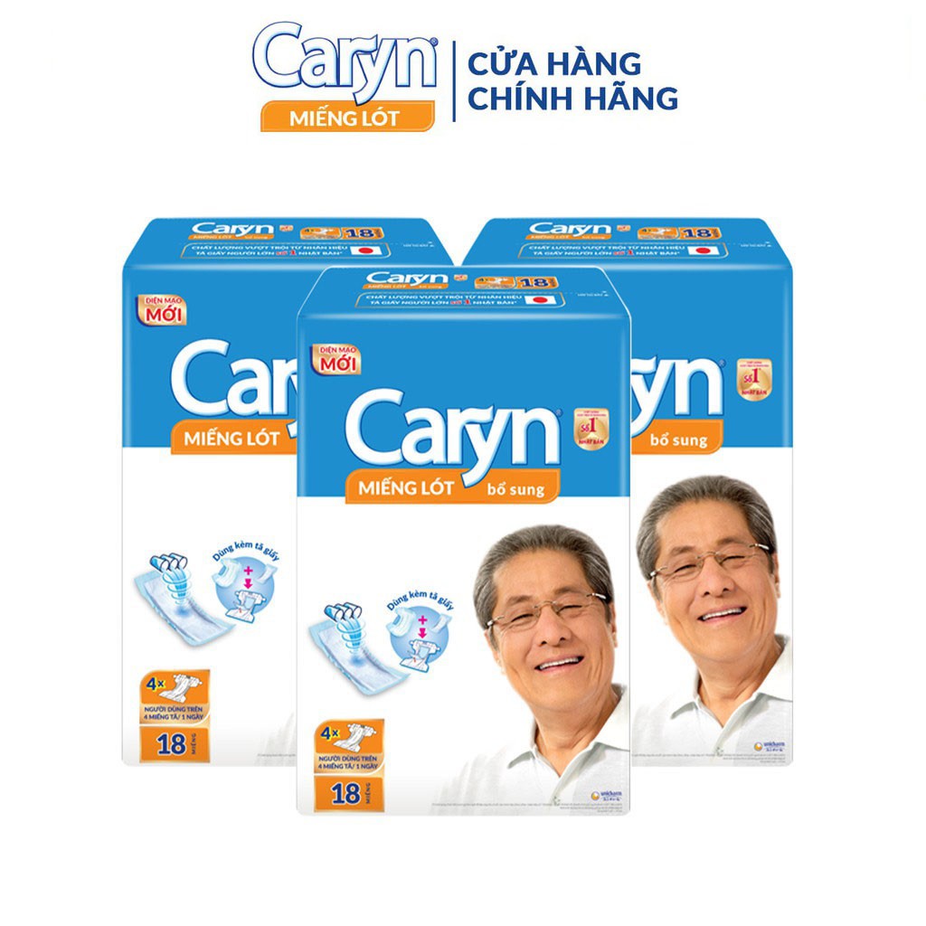 Miếng Lót Người Già Caryn Bổ Sung 18 Miếng Miếng Lót Bổ Sung Cho Người Lớn