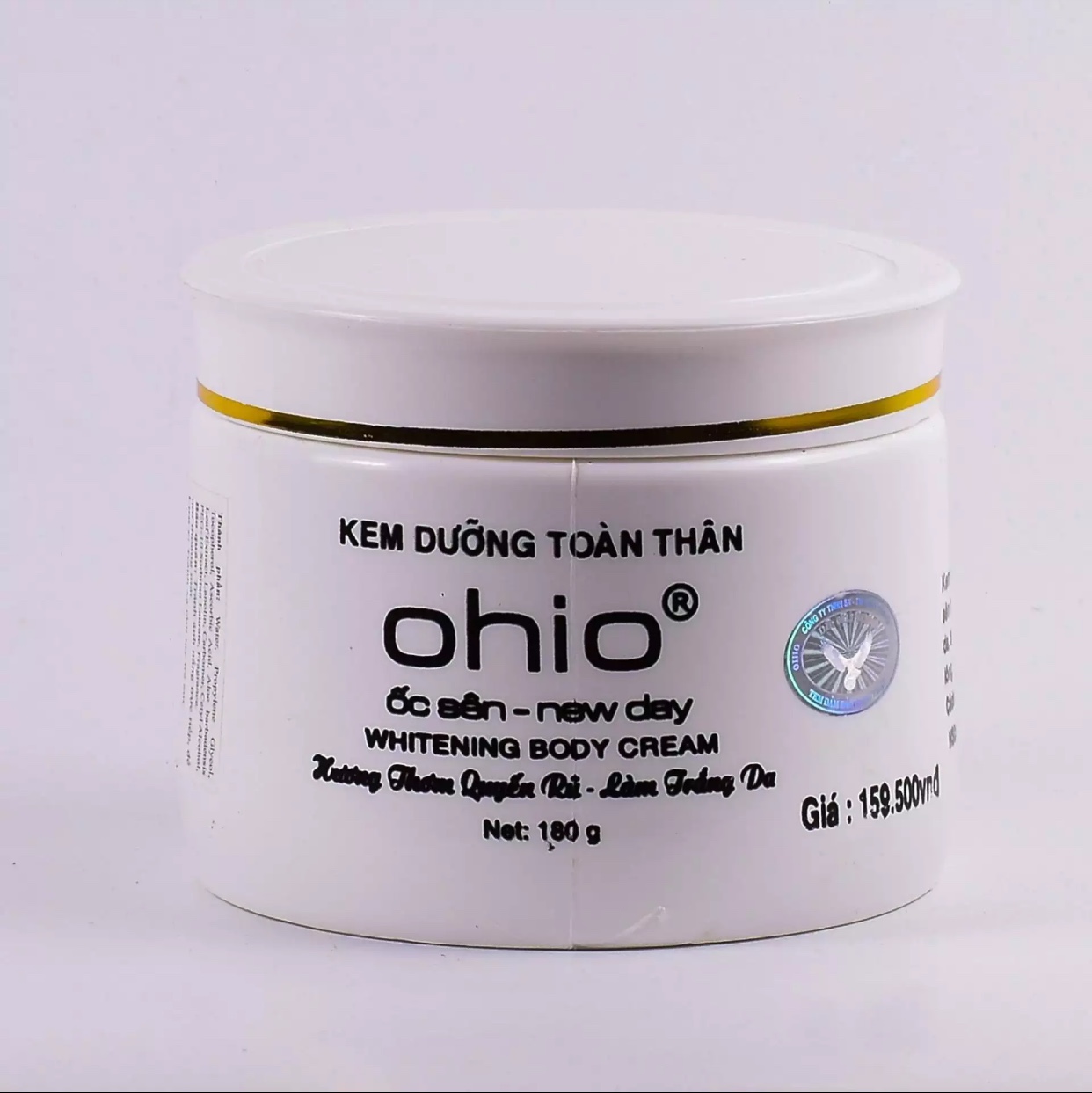 [Hcm]Kem Dưỡng Trắng Body Ohio Ốc Sên 180G