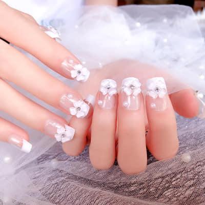 Bộ 24 Móng Tay Giả Nail Giả Móng Giả A29 (Kèm Keo Dán)