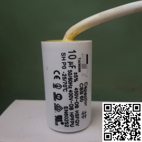 Tụ Điện Vỏ Nhựa Cbb60 Tụ Ngậm Dây Điện Dung 10uf 16uf 20uf 25uf 30uf 3uf 40uf 45uf 50uF 60uf Dùng Tr