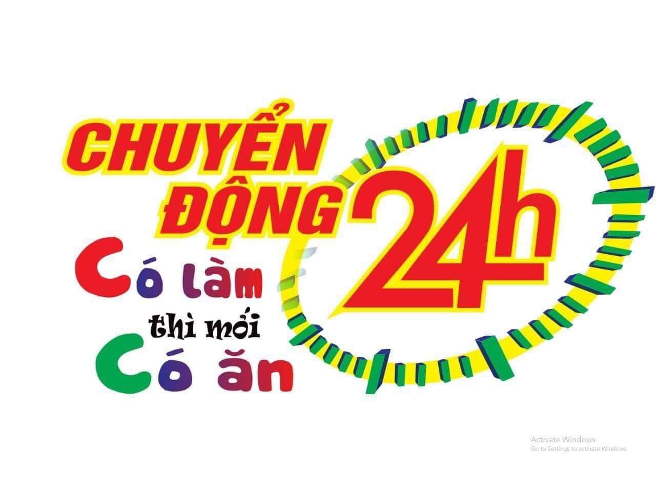 Tem decal chữ chuyển động có làm mới có ăn 24h dán xe tải xe ô tô (sl 1 tem)