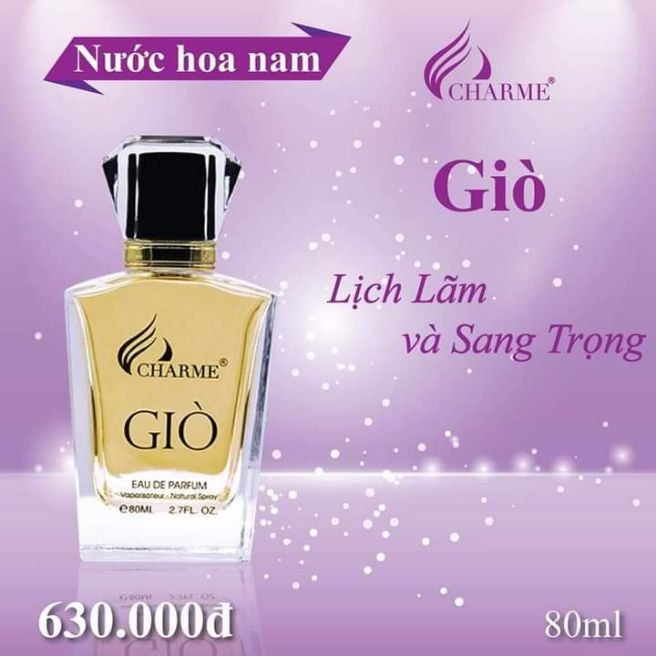 Nước Hoa Ch.ar .Me Gio 80Ml