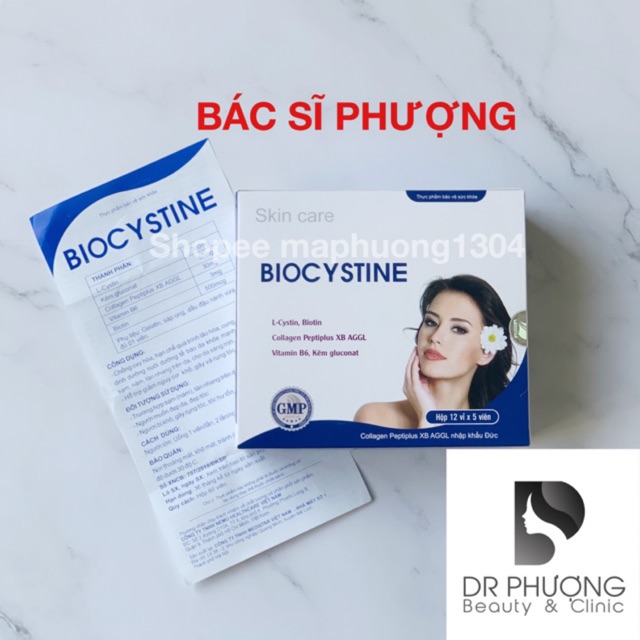 Biocystine Hỗ Trợ Giảm Mụn Đẹp Da Tóc Cam Kết Hàng Đúng Mô Tả Chất Lượng Đảm Bảo An Toàn Và Không Gây Kích Ứng Cho Người Sử Dụng