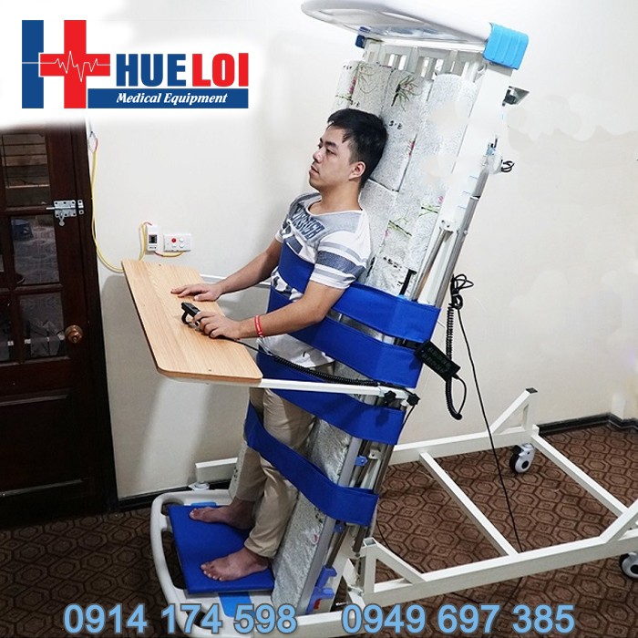 Giường y tế cao cấp có chức năng tập đứng bằng điện (GIÁ BÁN :24900000đ)