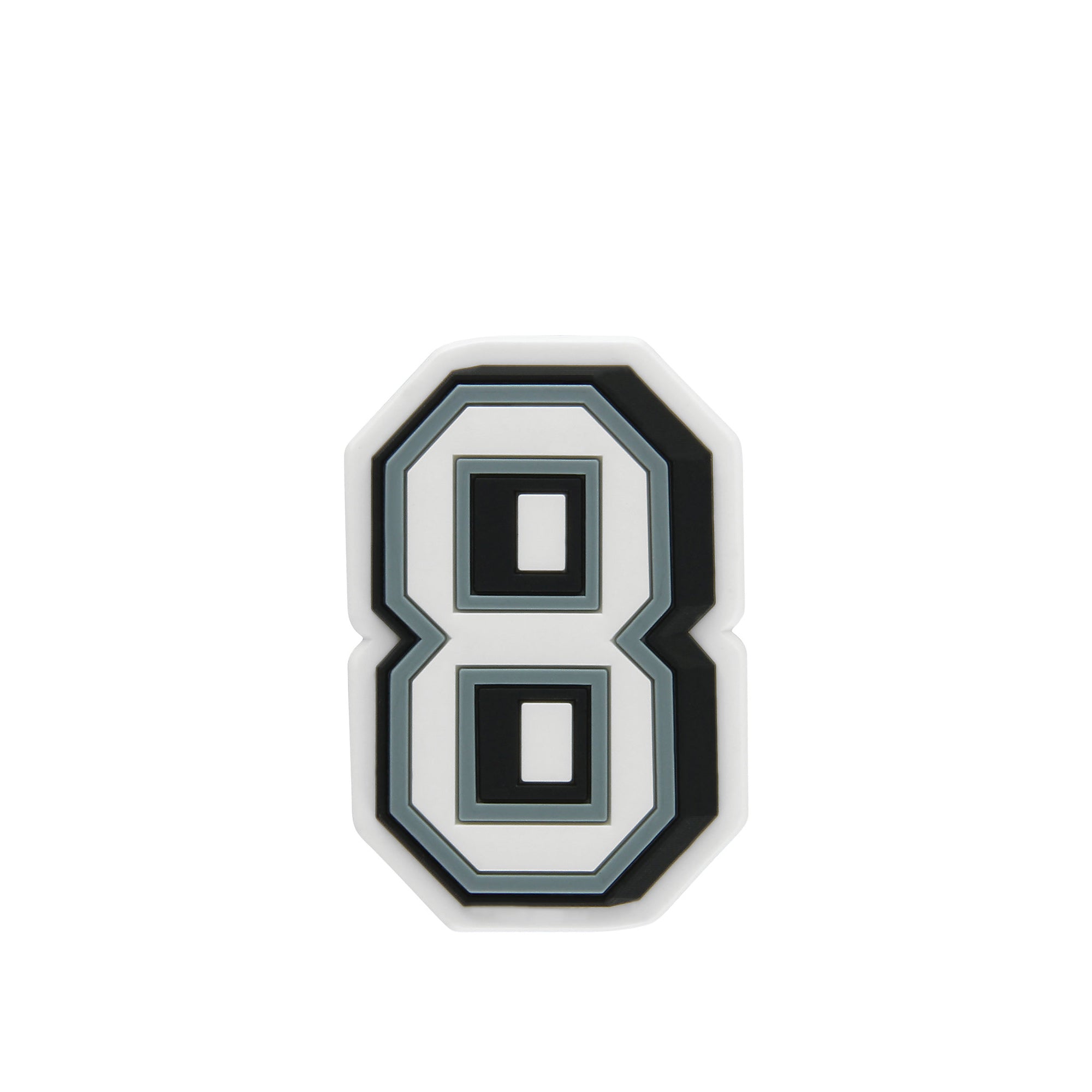 Phụ kiện Jibbitz™ Charm B&W Number 8