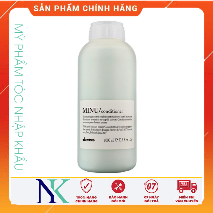 [Hcm]Dầu Xã Bảo Vệ Màu Và Tạo Bóng Minu Davines 1000Ml