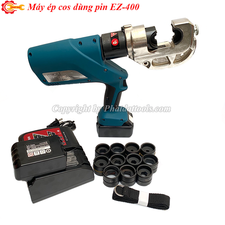 Máy ép cos thủy lực dùng pin-Kìm ép cos pin EZ400