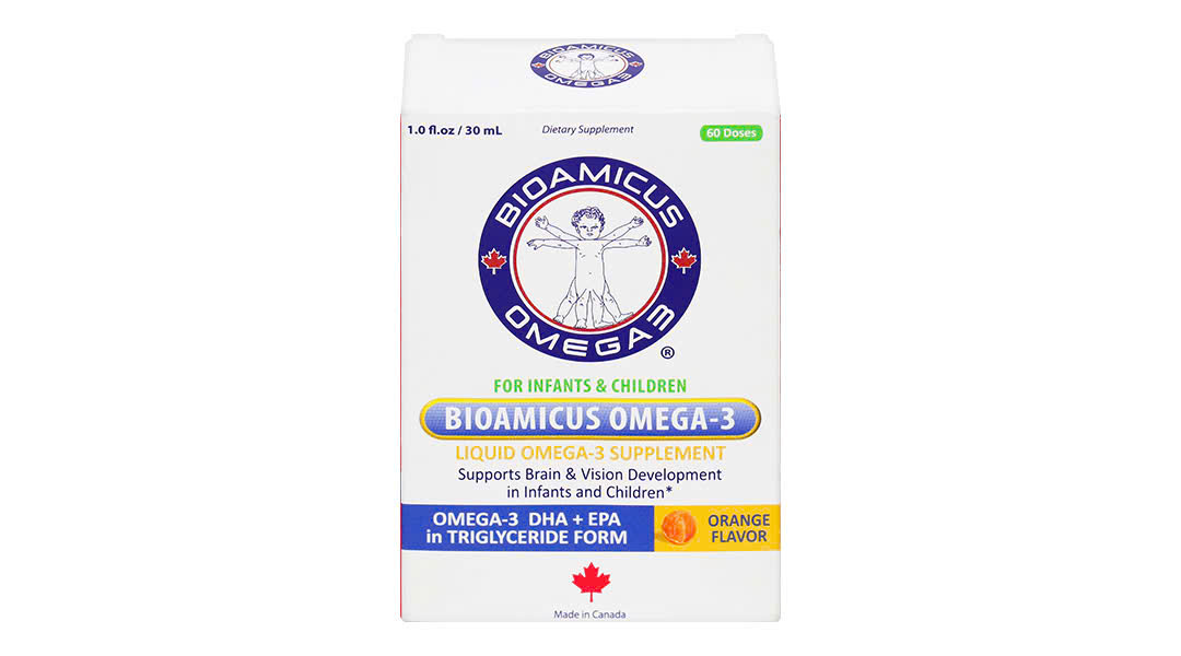 [Chính Hãng] BIOAMICUS OMEGA-3 30ml Siro bổ sung DHA cho bé Vitamin Vitamin D3