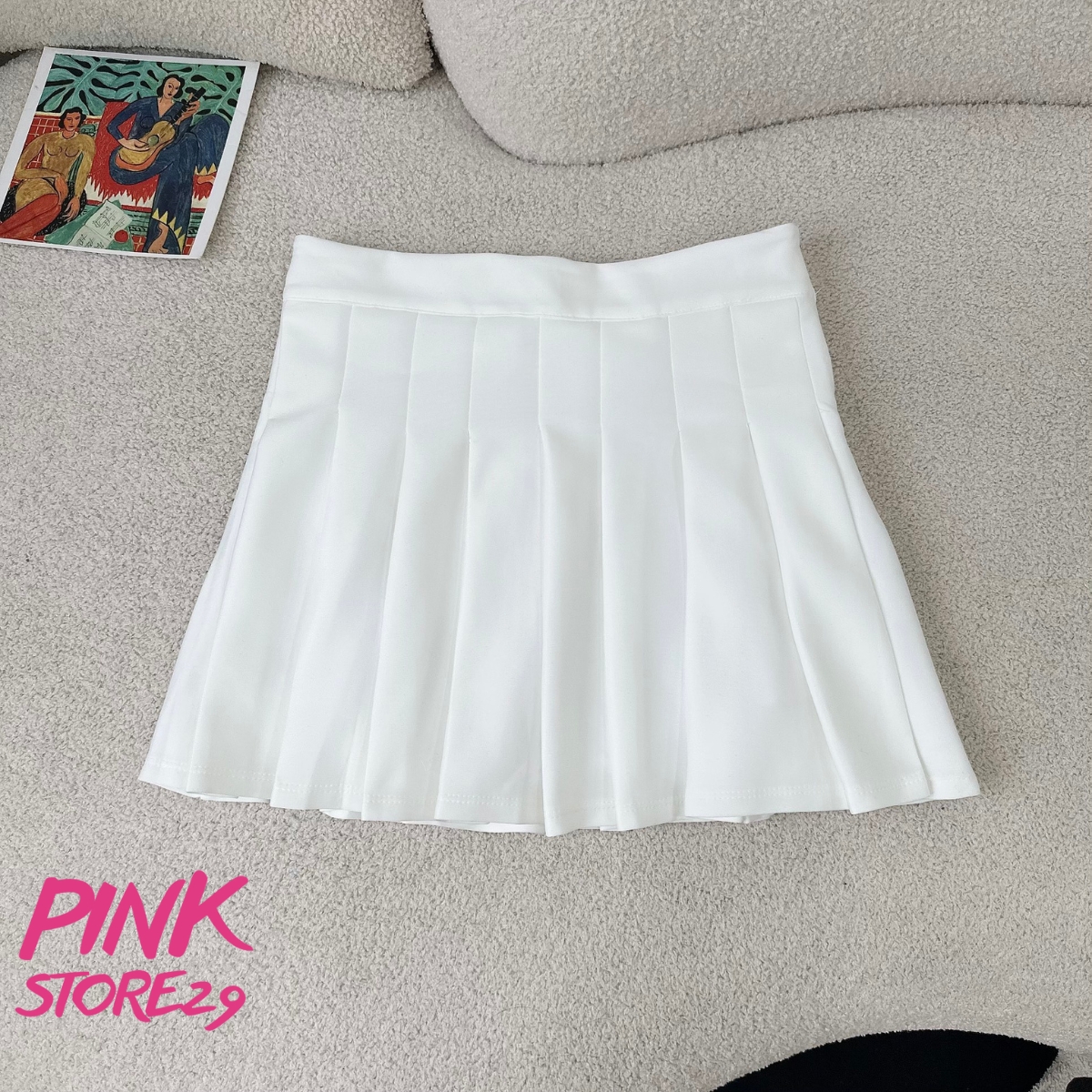 Chân váy tennis kiểu xếp ly PINKSTORE29 có quần trong C078