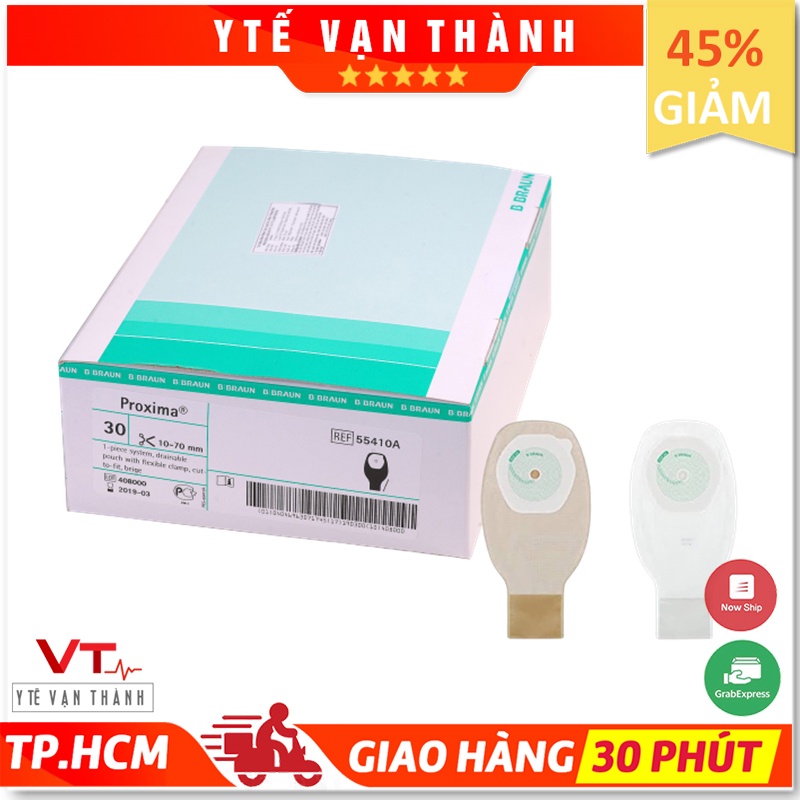 ✅ Túi Phân Hậu Môn Nhân Tạo 1 Mảnh: B Braun Proxima Drainable (B.braun Braun) - Vt0464 [ Y Tế Vạn Thành ]