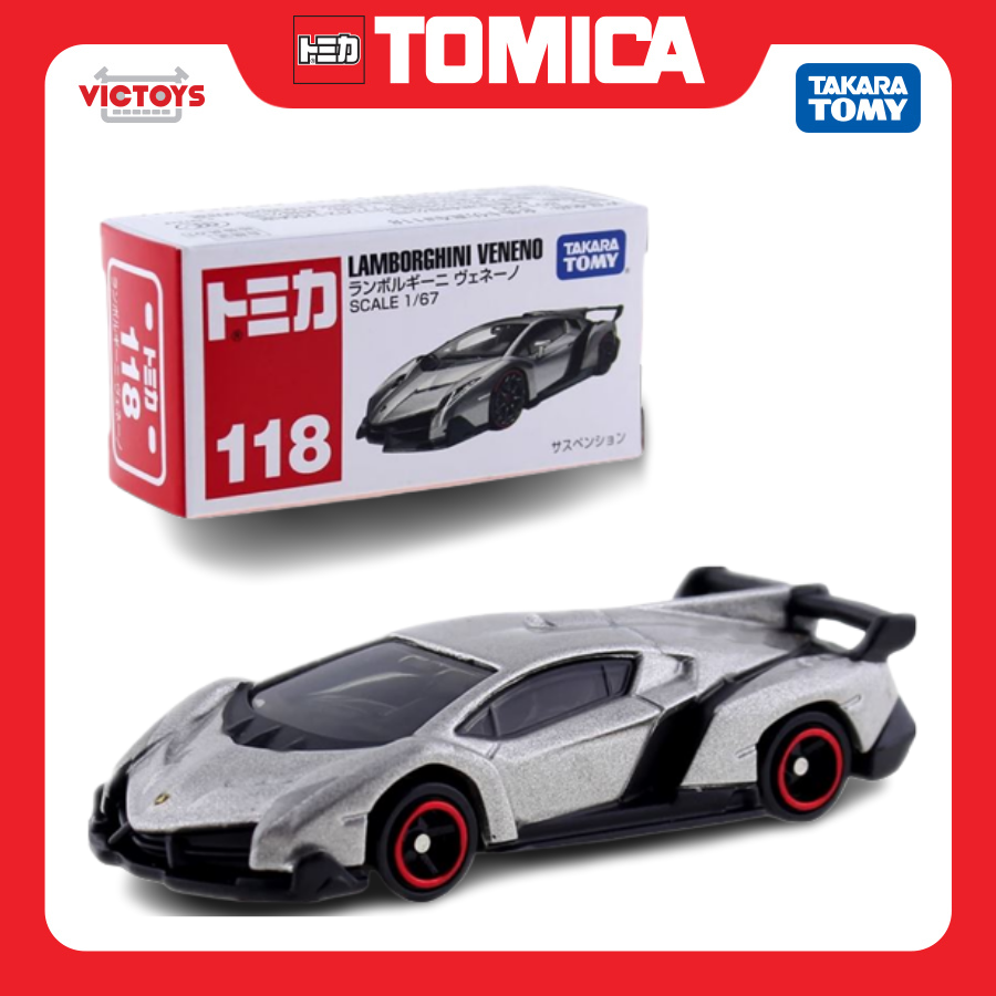 Xe mô hình Tomica No.118 Lamborghini Veneno 801290