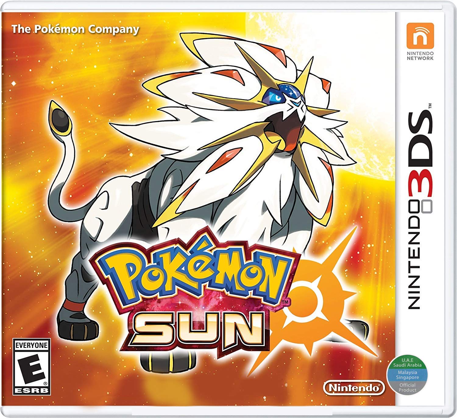 Thẻ game Nintendo 3ds Pokemon Sun hệ USA (2nd không hộp) - 3ds