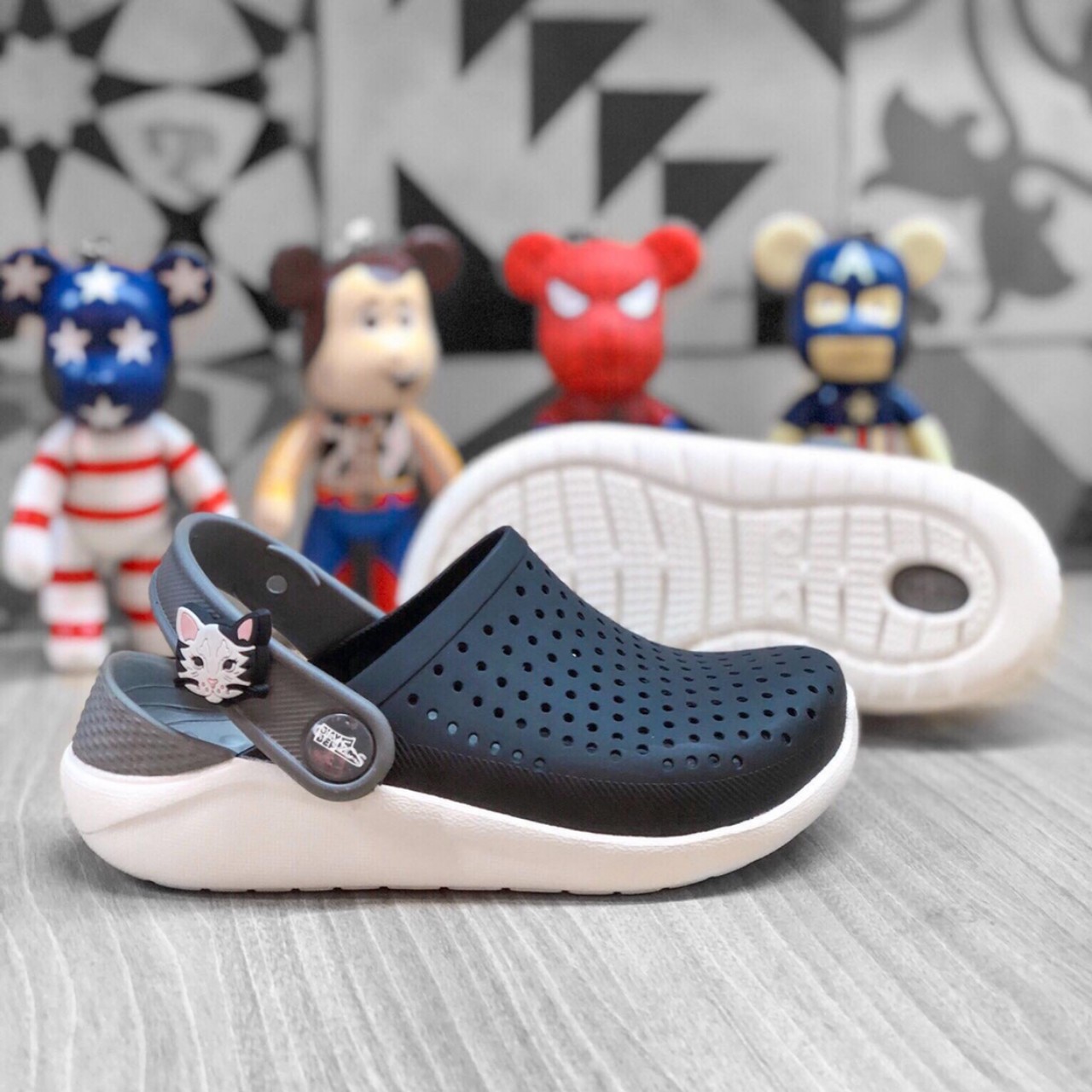 Giày dép crocs(Chính hãng)Dép sục Cross trẻ em  literide  nhiều màu dành cho bé trai  êm mềm