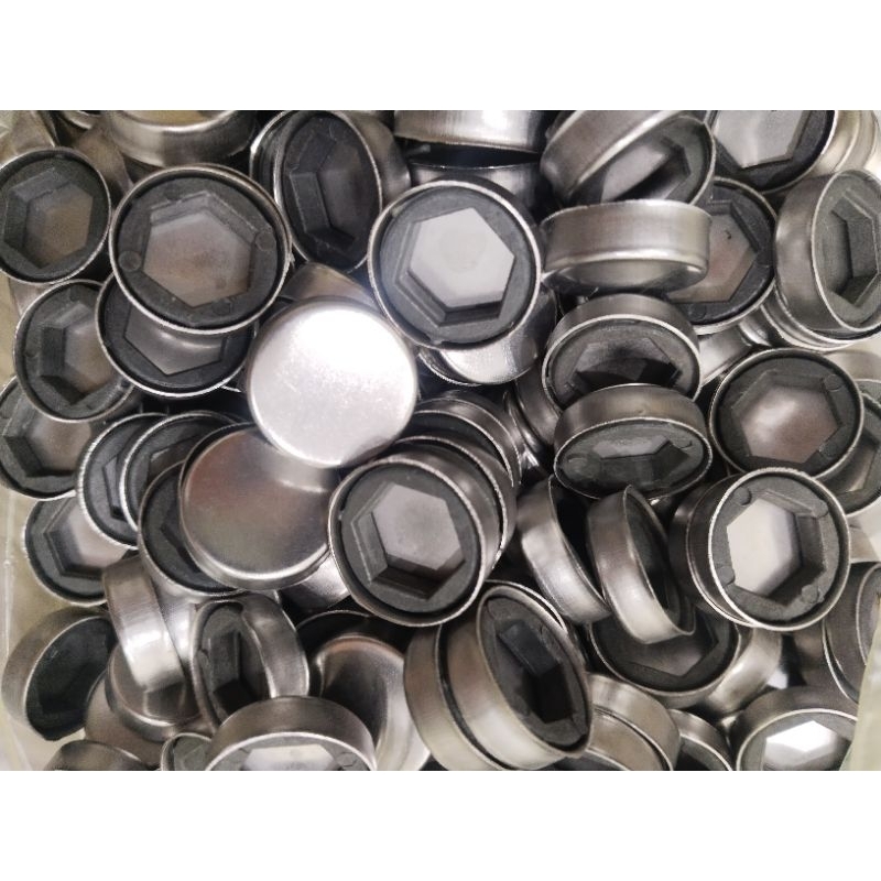 INOX 304. nắp bịt chụp vít trụ lan can bịt ốc chụp đầu vít phụ kiện nhôm kính sắt