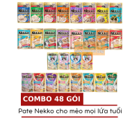 [Thùng 48 gói] Pate NEKKO Cho Mèo Mọi Lứa Tuổi - 70gr - Hàng Nội Địa - [Nông Trại Thú Cưng]