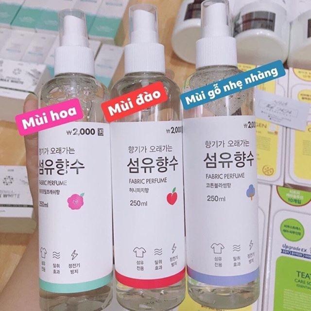 [HCM]Xịt Thơm Quần Áo Fabric Perfume Hàn Quốc 250ml