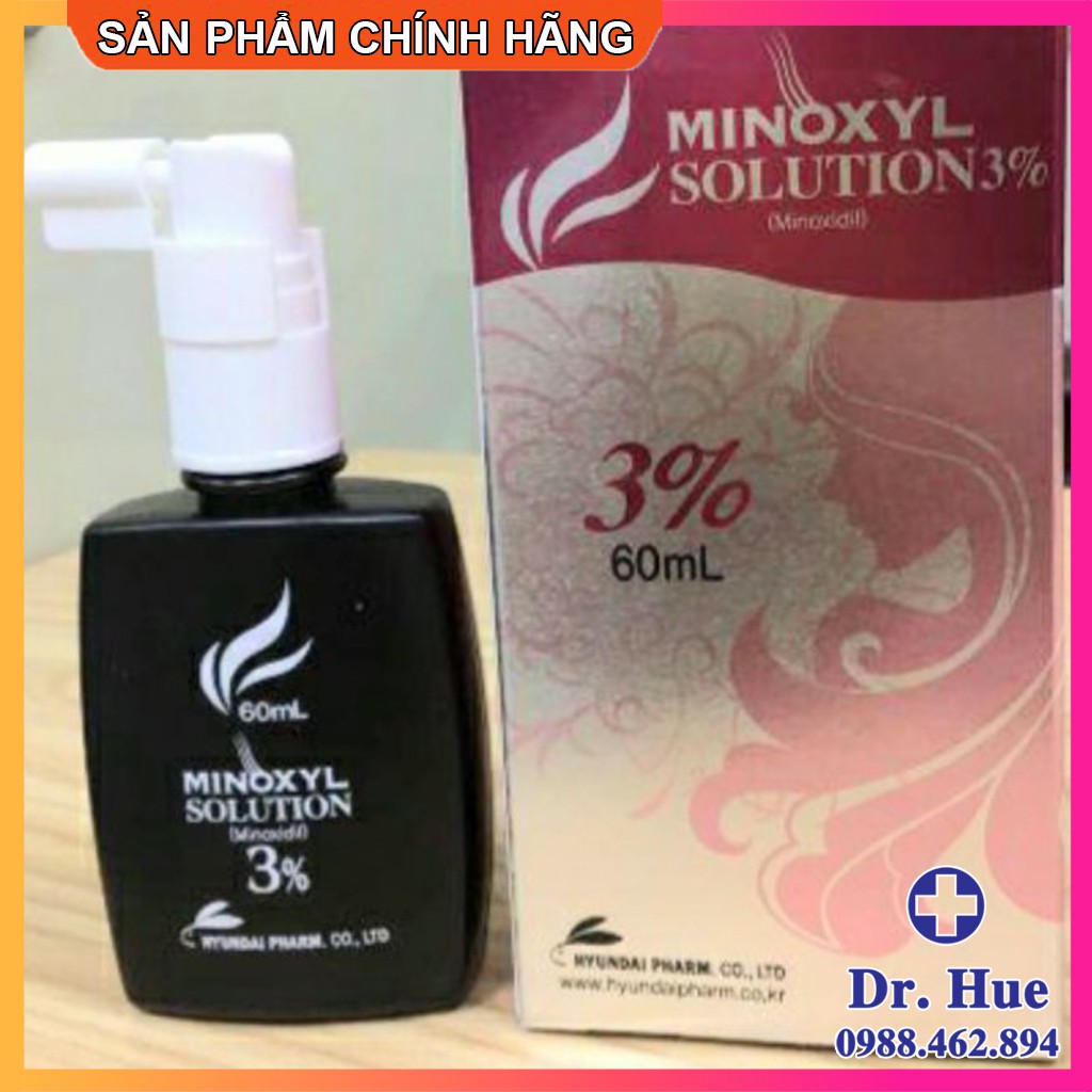 Xịt Kích Thích Mọc Tóc Minoxyl Solution 3% Sản Phẩm Được Chiết Xuất Từ Các Thành Phần Tự Nhiên An Toàn Và Không Gây Kích Ứng Cho Người Dùng