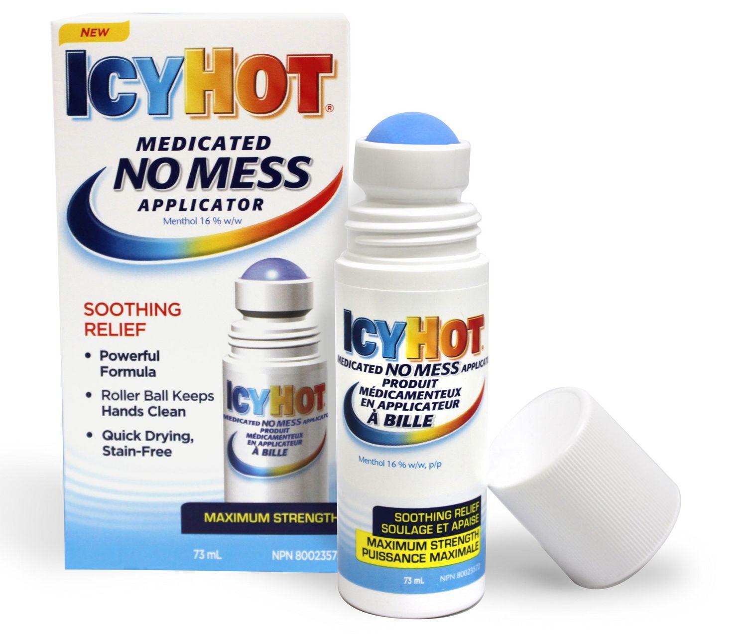 [Hcm]Dầu Bi Lăn Icy Hot Medicated No Mess