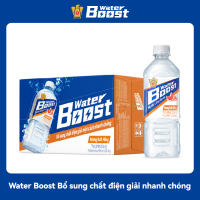 Thùng 24 Chai Nước Uống Điện Giải Water Boost Hương Bưởi Hồng (555ml/chai)
