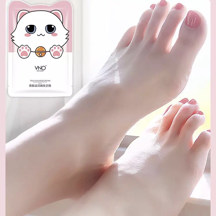 Mặt Nạ Chân Mèo Vno Tẩy Da Chết Dưỡng Ẩm Nicotinamide Moisturizing Rejuvenating Foot Film Vno001