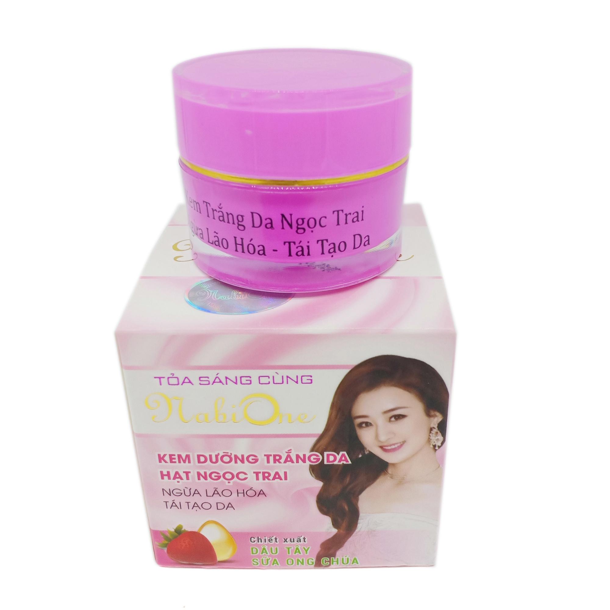 [Hcm]??Freeship + Mgg?? Kem Nabione Dưỡng Trắng Da Ngọc Trai (12G) - Chính Hãng 100% - An Toàn - Hiệu Quả - Không Gây Kích Ứng Da