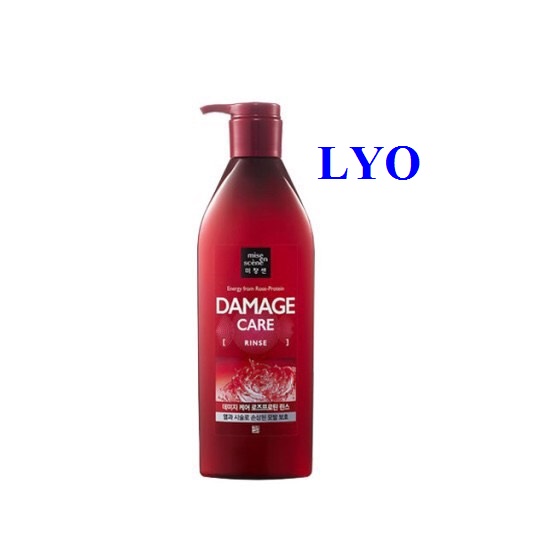 Dầu Xã Mise En Scene Damage Care Rinse 680 Ml Màu Đỏ