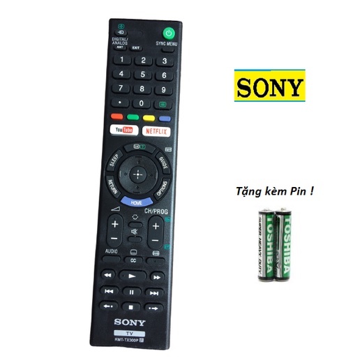 Điều khiển tivi Sony TX300P 4k Smart internet dùng cho các dòng tv sony từ 32 inch đến 55 inch