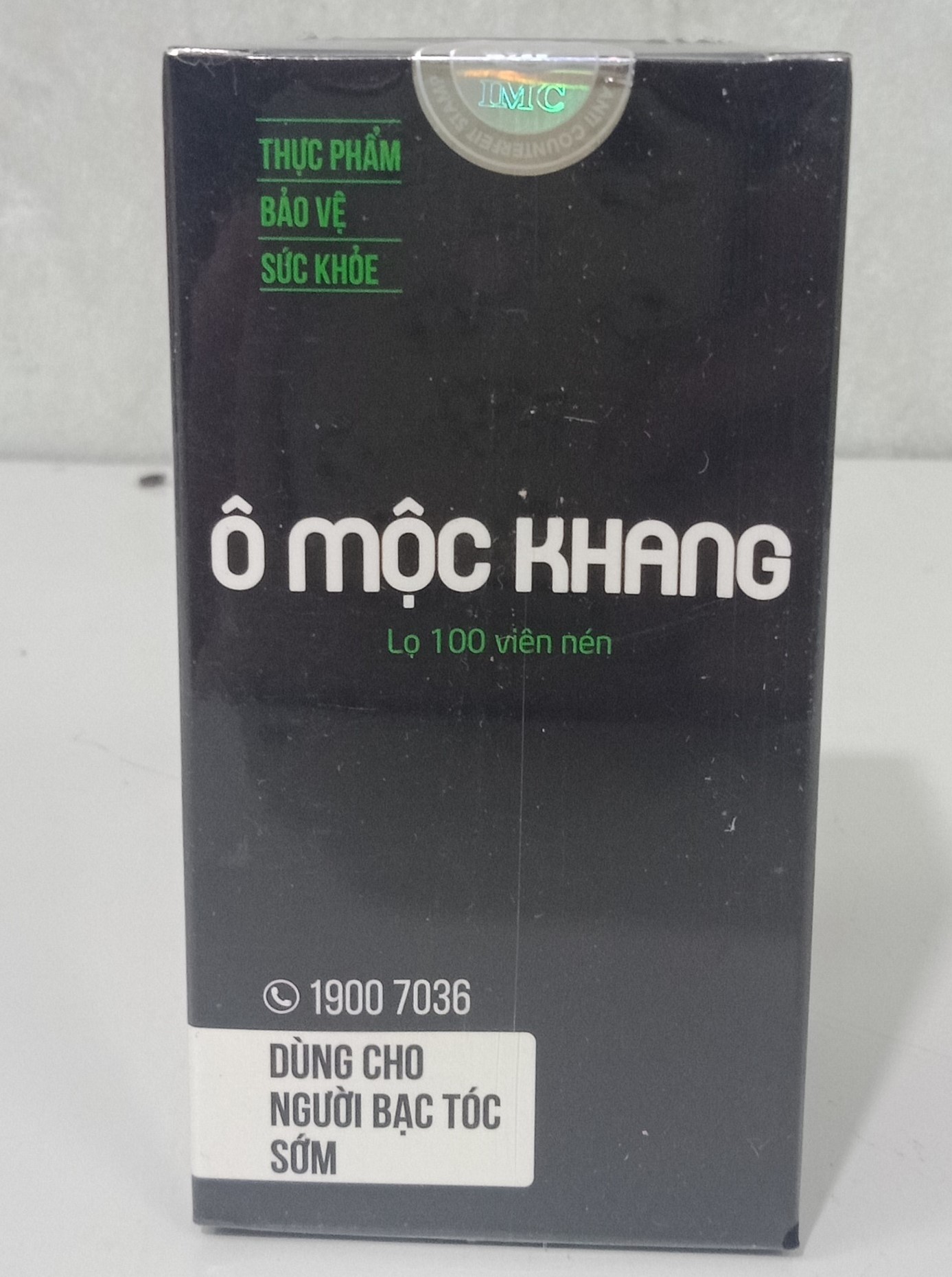 Thực Phẩm Bảo Vệ Sức Khỏe Ô Mộc Khang - Hỗ Trợ Gan Thận Bổ Khí Huyết Ngăn Tóc Bạc Sớm ( Chai 100 Viên)