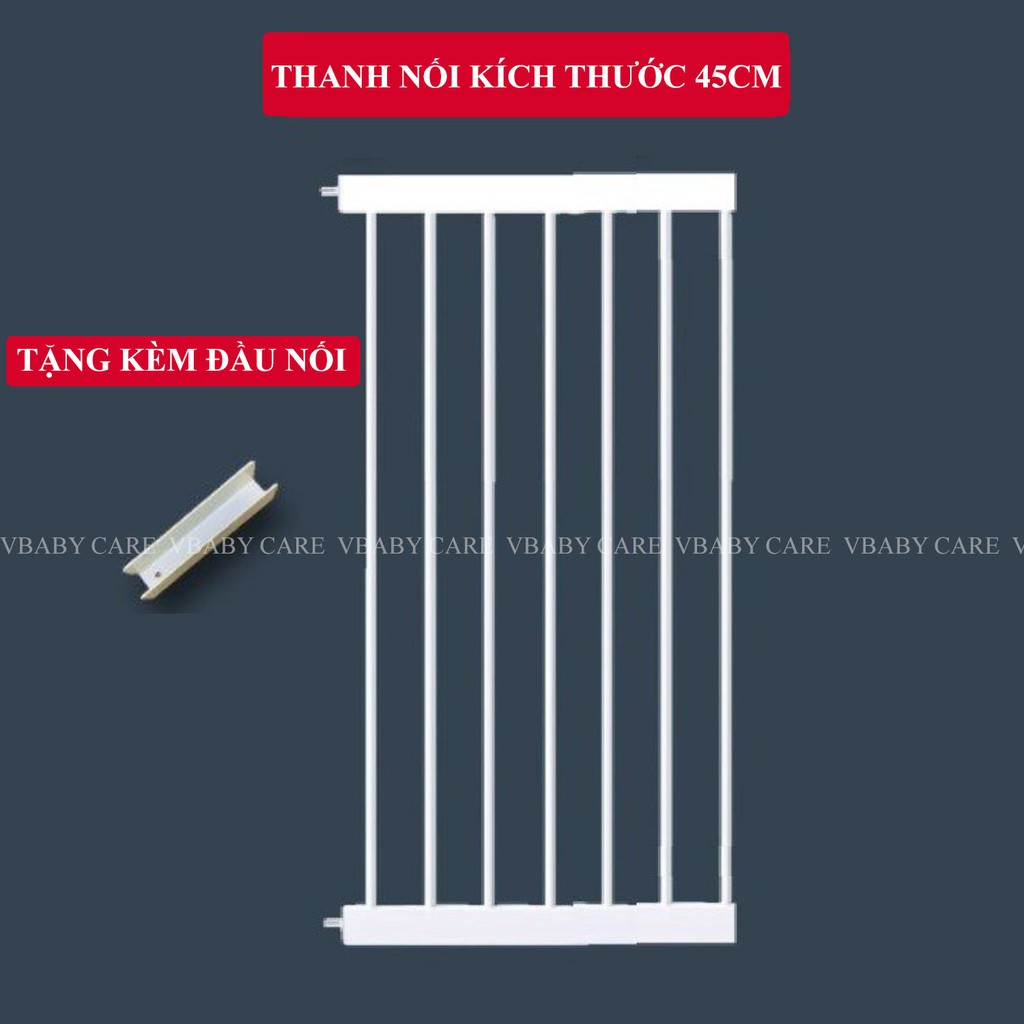 Thanh Chắn Cửa Chắn Cầu Thang V-BABY Không Cần Khoan Tường Bảo Vệ Trẻ Và Ngăn Thú Cưng