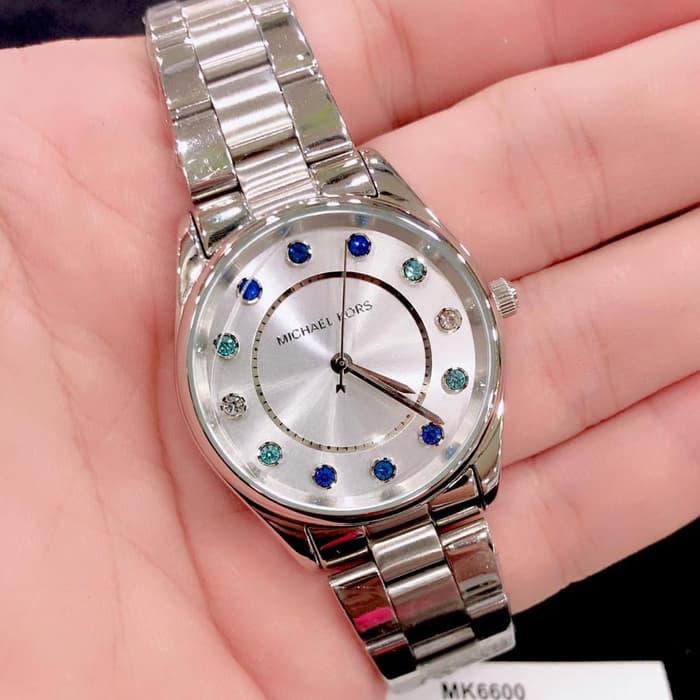 Đồng hồ nữ dây kim loại Michael Kors MK6600 size 34mm fullbox  chống nước  vỏ thép không gỉ  đồng hồ nữ sang trọng