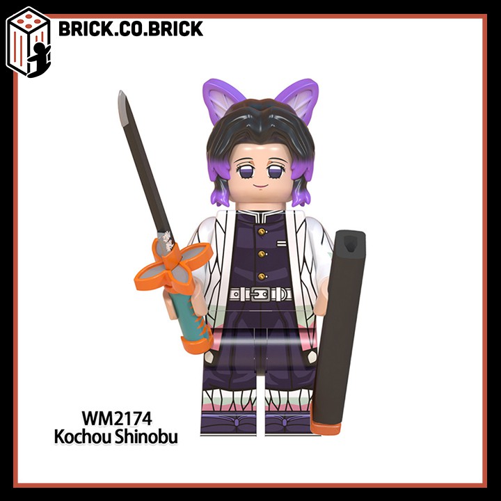 Demon Slayer Đồ Chơi Lắp Ráp Mô Hình Minifigure Kimetsu No Yaiba Anime Thanh Gươm Diệt Quỷ MỚI NHẤT 