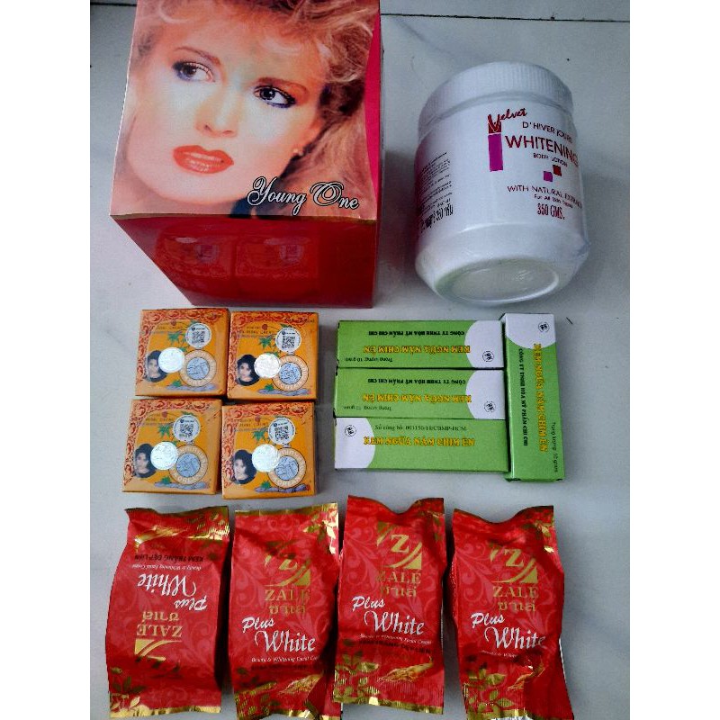 Combo Kem Trắng Da Siêu Tốc