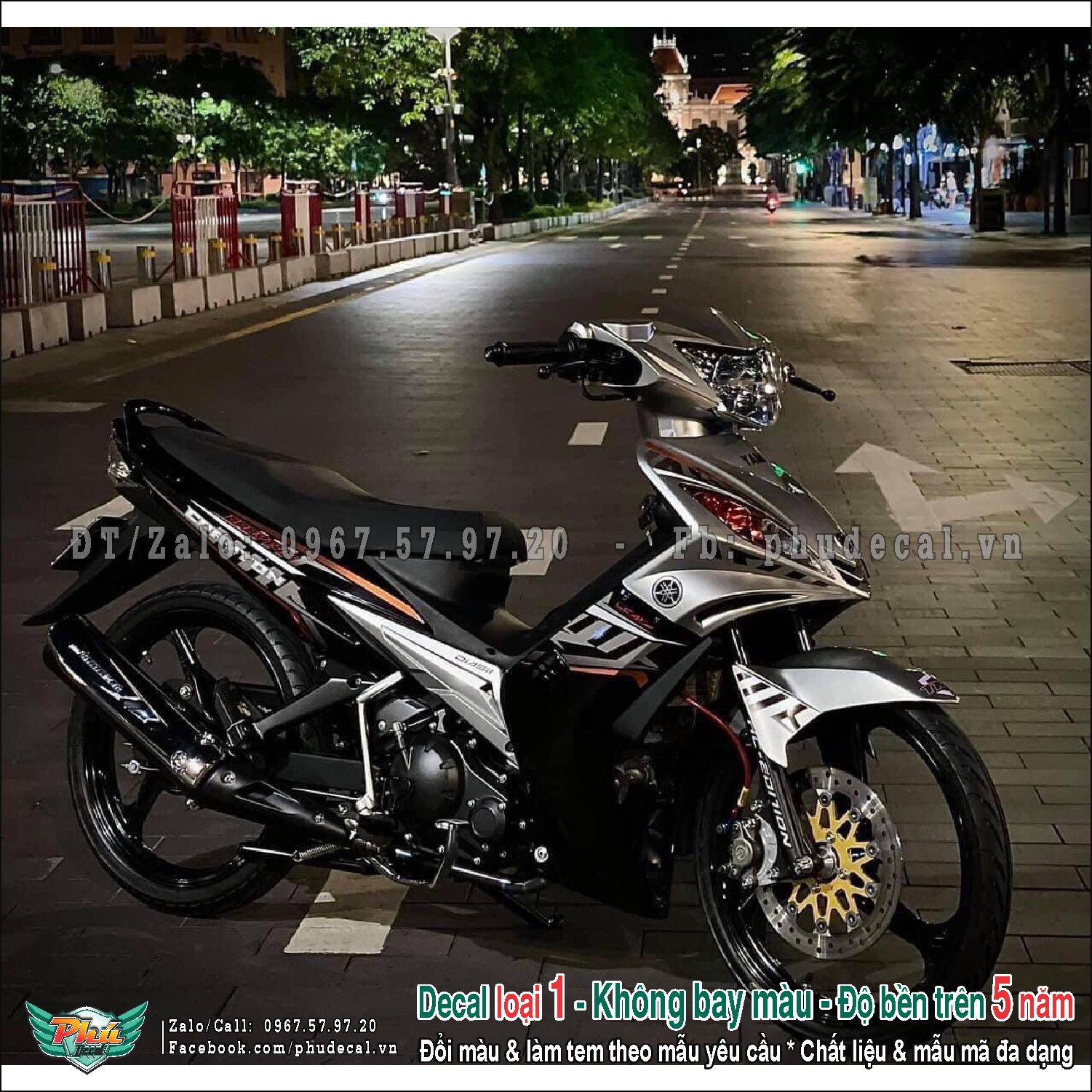Tem rời Exciter 2010 bạc đen Crypton (6)