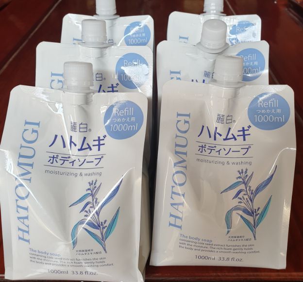 [HCM]Sữa tắm hạt ý dĩ Hatomugi bịch Refill 1000ml nội địa Nhật% chất lượng đảm bảo xin vui lòng inbox shop để được tư vấn thêm