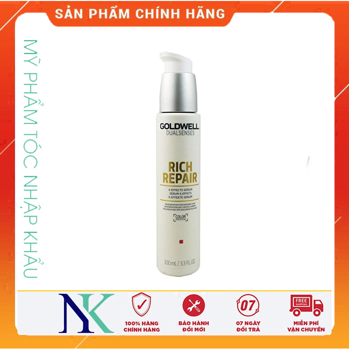 [Hcm]Tinh Chất Phục Hồi 6 Tác Động Goldwell Rich Repair 100Ml